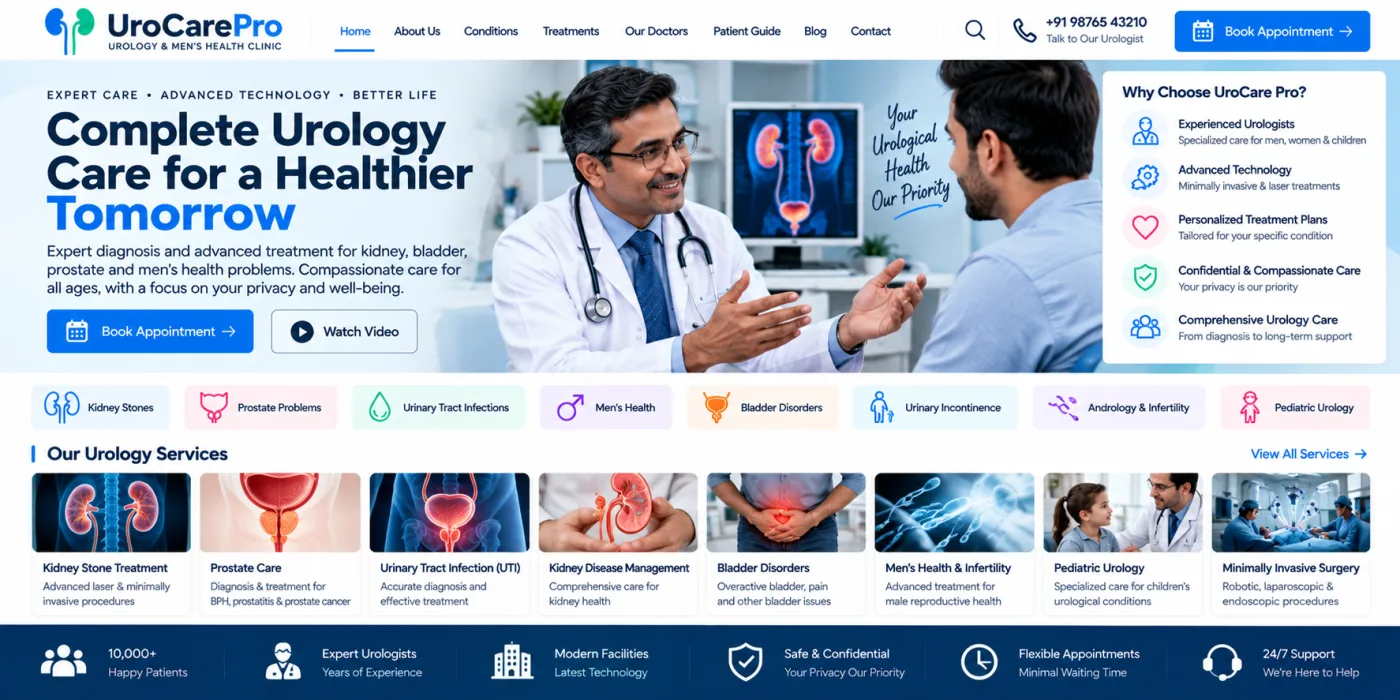 Urologist Website
