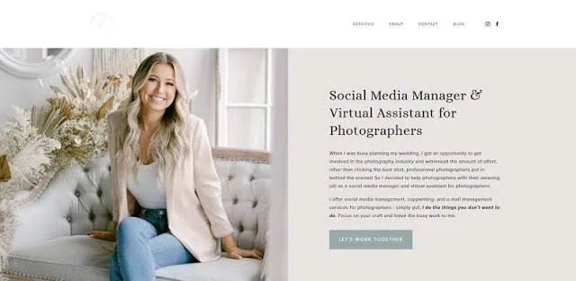 Virtual Assistant Website