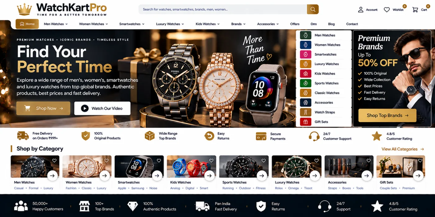 Watch Store Website